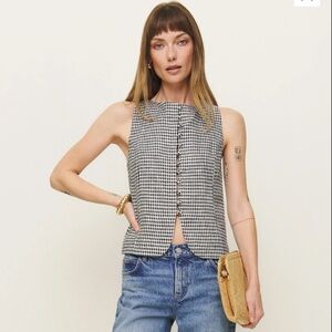 Addison Linen Top